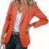 Langarm-Blazerjacke mit offener Vorderseite für Damen | Business & Casual